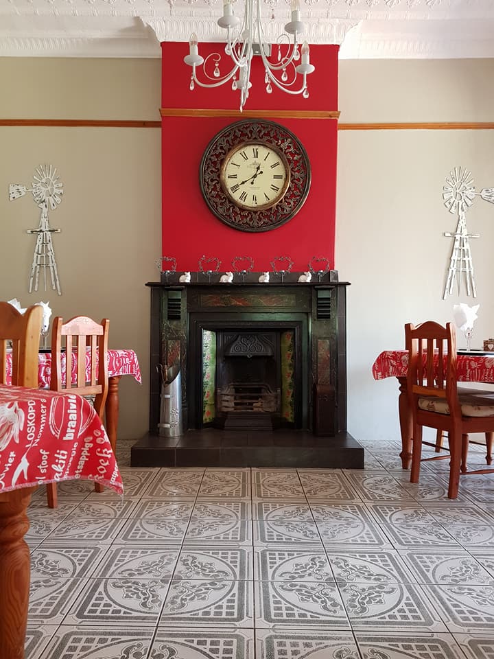 Indoor fireplace and lounge